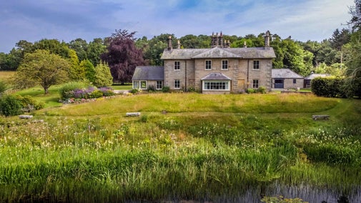 The exterior of Rothley Lakehouse, Northumberland